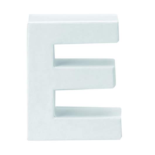 Papp-Buchstaben E 10x3,5cm